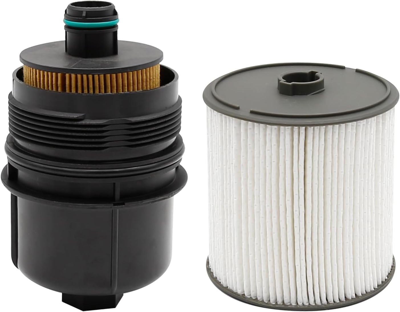 Ecodiesel Engine Oil Filter Fuel Filter Replacement for Ram 1500 DT Jeep Wrangler 2020-2023 Gladiator, Replaces 68507598AA 68498720AA 68436631AA