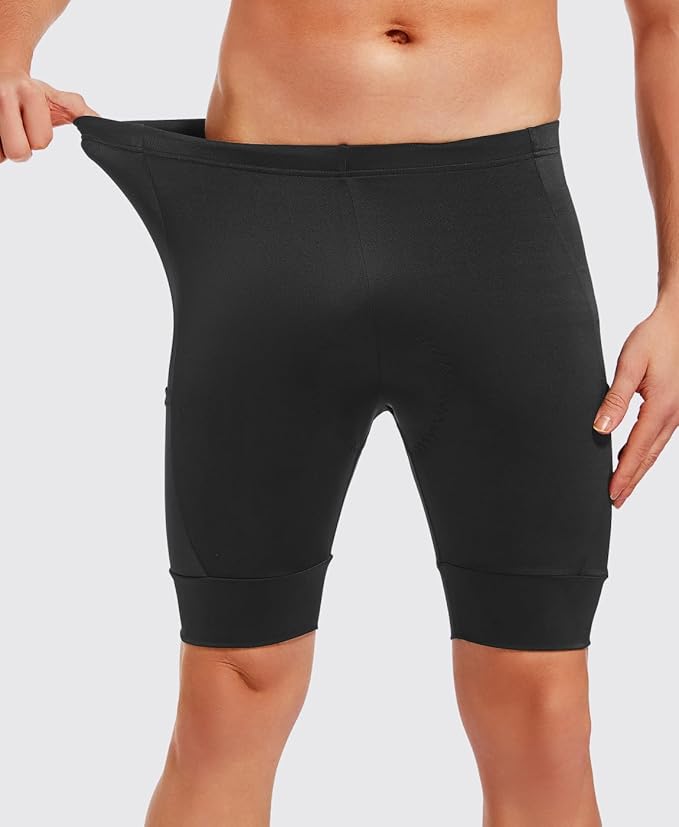 Calzas ciclistas para hombre con acolchado 4D y bolsillos miniatura 3