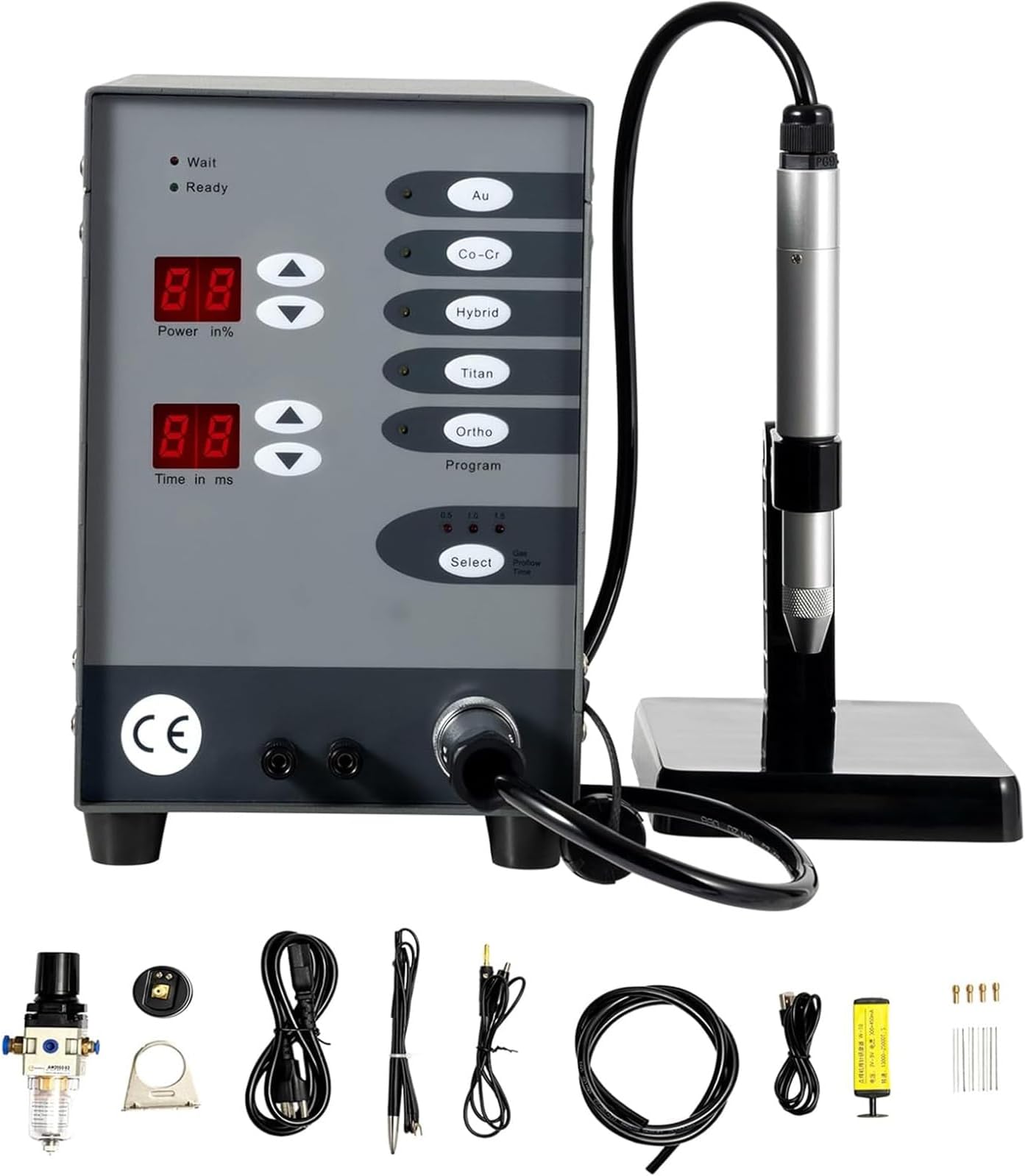 Pulse Argon Arc Welder Machine, Permanent Jewelry Welder, Automatic Spot Welding Machine, Permanent Jewelry Welder Kit, with Complete Accessories, for Jewelry Repair Gold Hardware(110V)