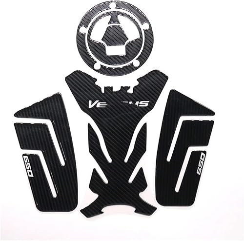 Tank Pad Protector 2019 Motorcycle Accessories 3D Fiber Sticker Sets Tank Decal Protector Pad Set for Kawasaki Ver&sys 650
