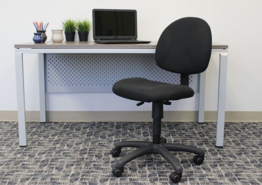 Boss Black Deluxe Posture Chair, Model Number: 217EBONY