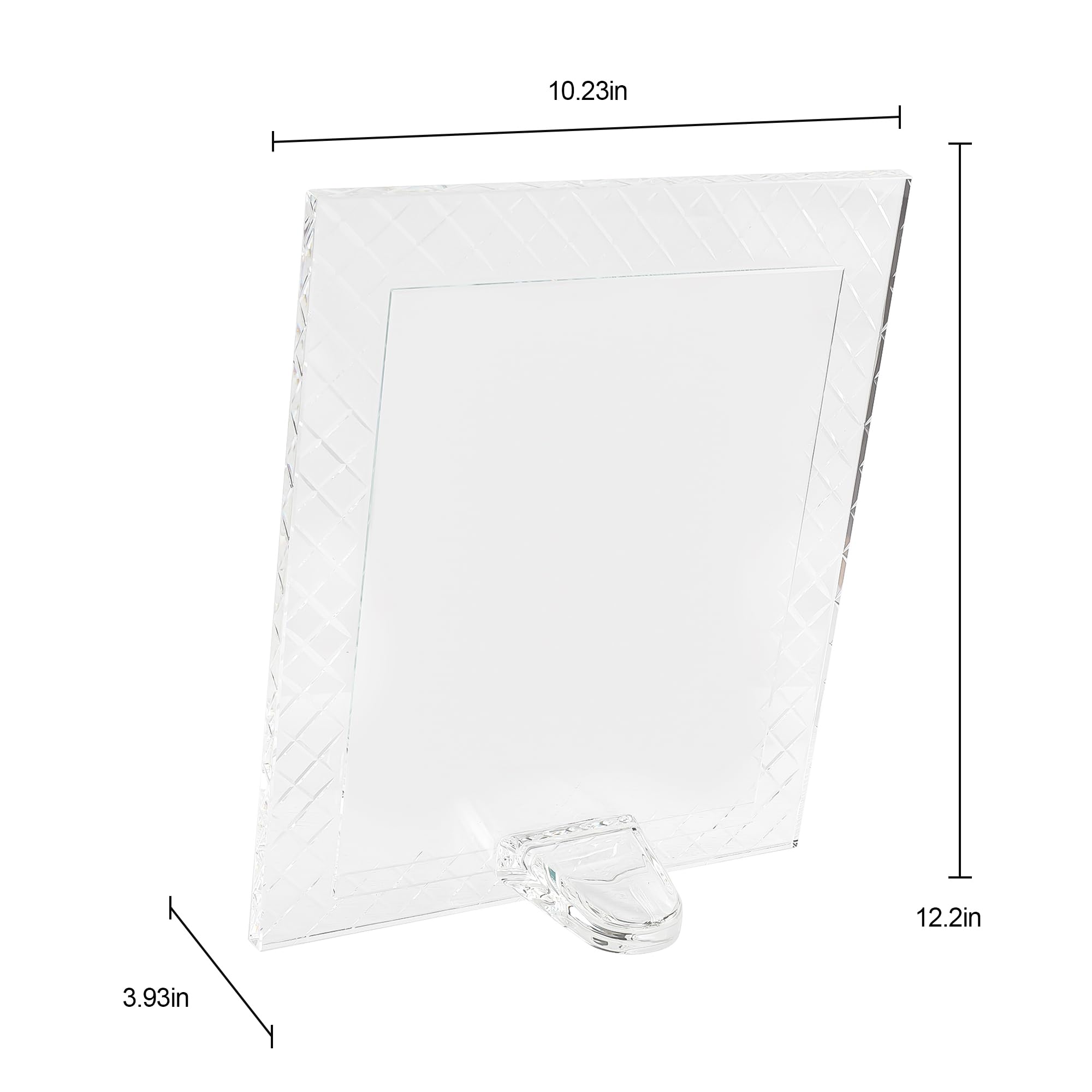 Cadre photo élégant en cristal, affichage en verre de qualité supérieure pour des souvenirs précieux, cadre photo fabriqué à la main avec diamant, parfait pour la maison et la décoration de cadeau