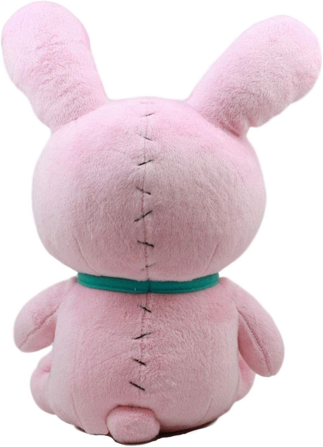 Ebros Gift Larger Furry Bones Skeleton in Pink Bunny Costume with Green Polkadot Tie Plush Soft Figurine 12" Tall Collectible Rabbit Bun Bun Dolls Furrybones Skulls Skeletons Collection