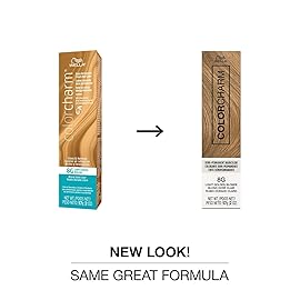 COLORCHARM Demi Permanent Hair Color 8G Light Golden Blonde Gloss, Refresh & Tone 2 Fl Oz