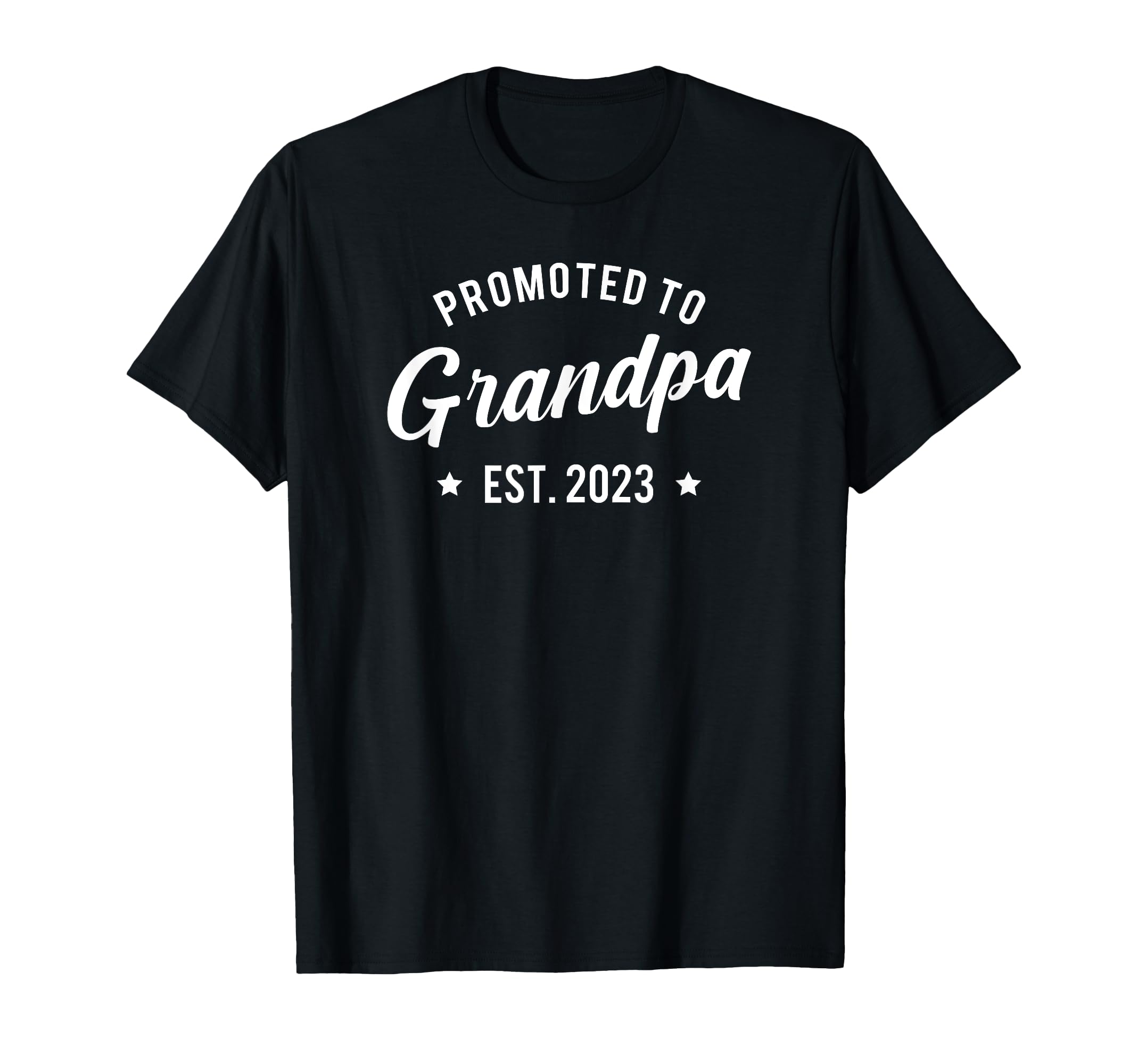Promoted to Grandpa 2023 Papa Grandfather T-Shirt