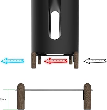 Black Walnut Stand for Sonos Sub Mini Black Walnut