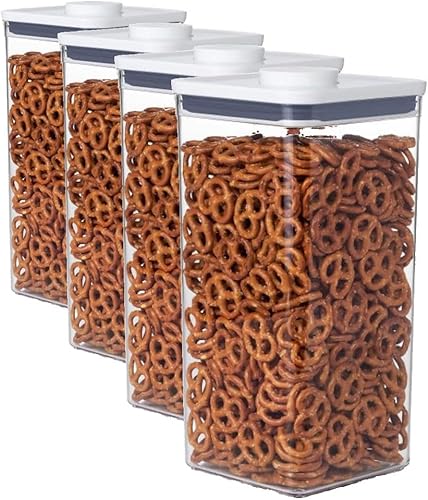 Miniatura 5 de OXO Good Grips POP - Recipiente hermético para almacenamiento de alimentos - Caja Plaza Grande Corta 2.6 L Ideal para 2.3 kg de azúcar, galletas