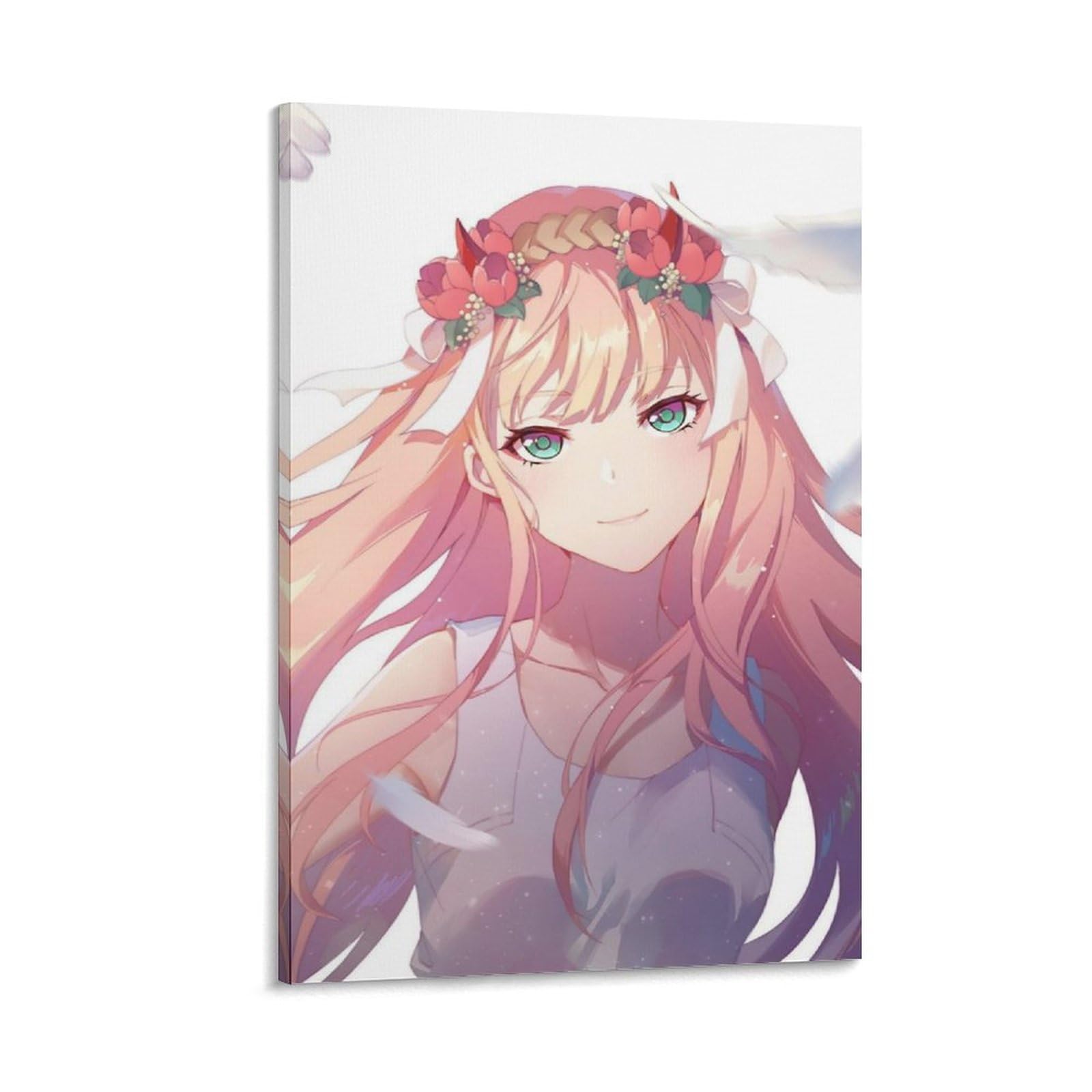 Amazon.co.jp: 絵画 ダリフラ ゼロツー ポスター 装飾画 Frame