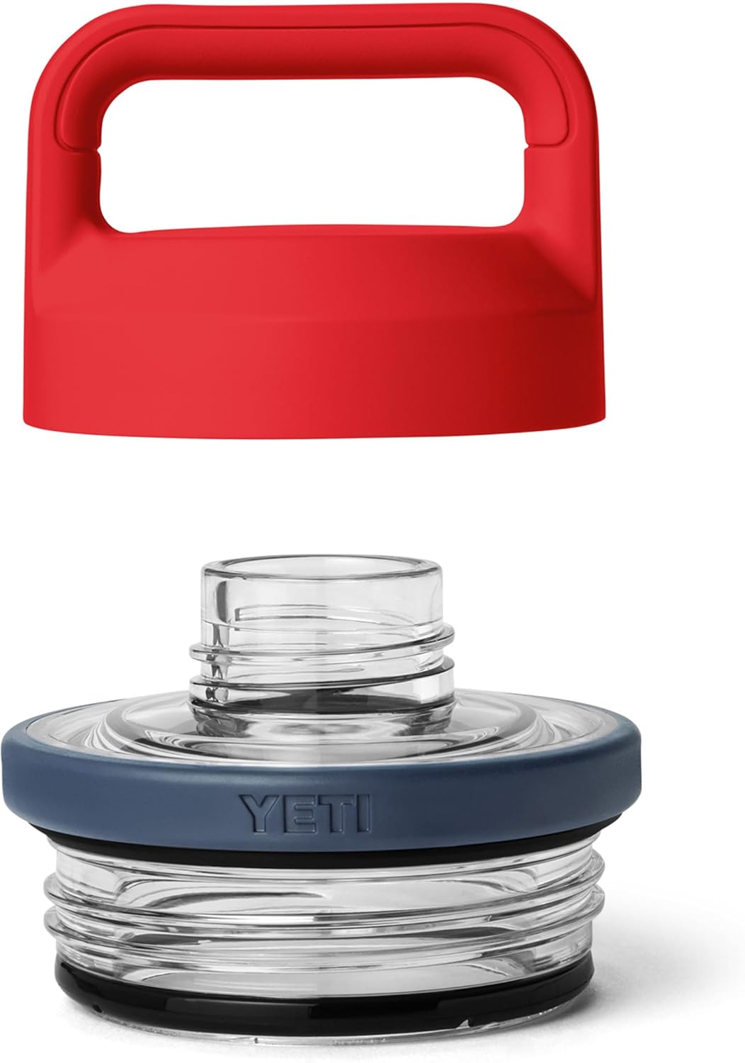 YETI Rambler Bottle Chug Cap, Rescue Red/Navy