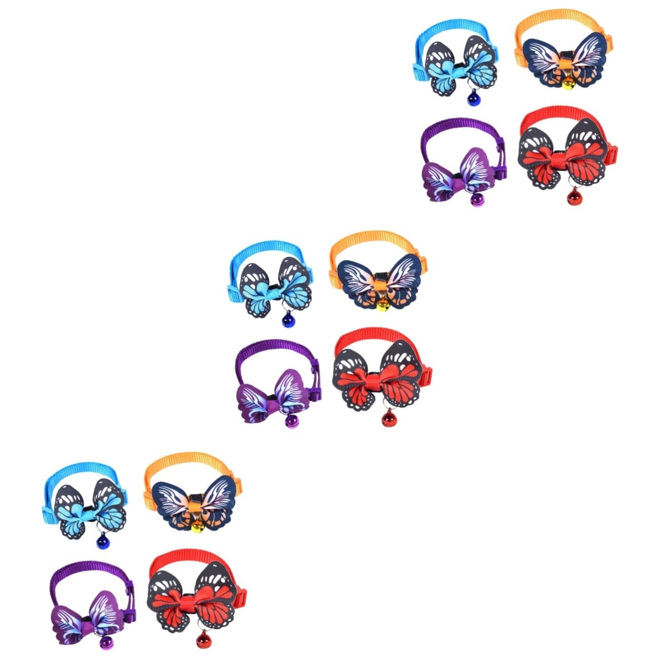 SUPVOX 12 Pz collare per animali domestici fazzoletto da cane collari per gatti collarini gattini collare cane collane giocattolo colletto regolabile collana per animali domestici ragazza
