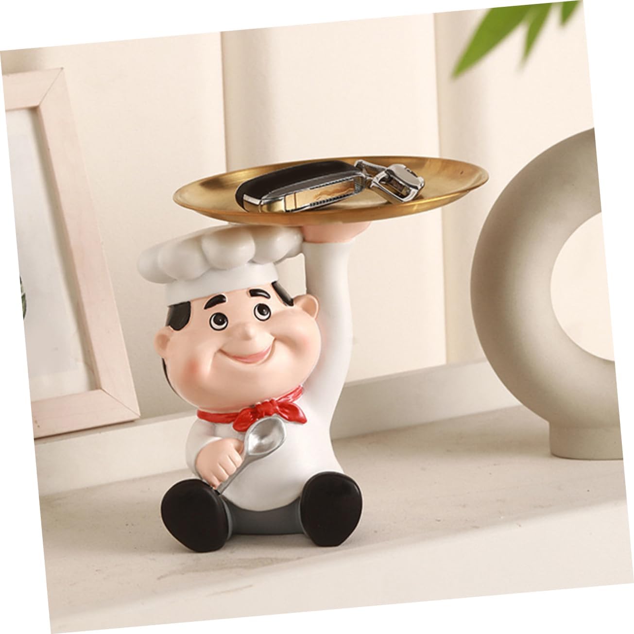 Chef Storage Tray Ring Dish Entryway Key Holder Small Decorative Jewelry Tray