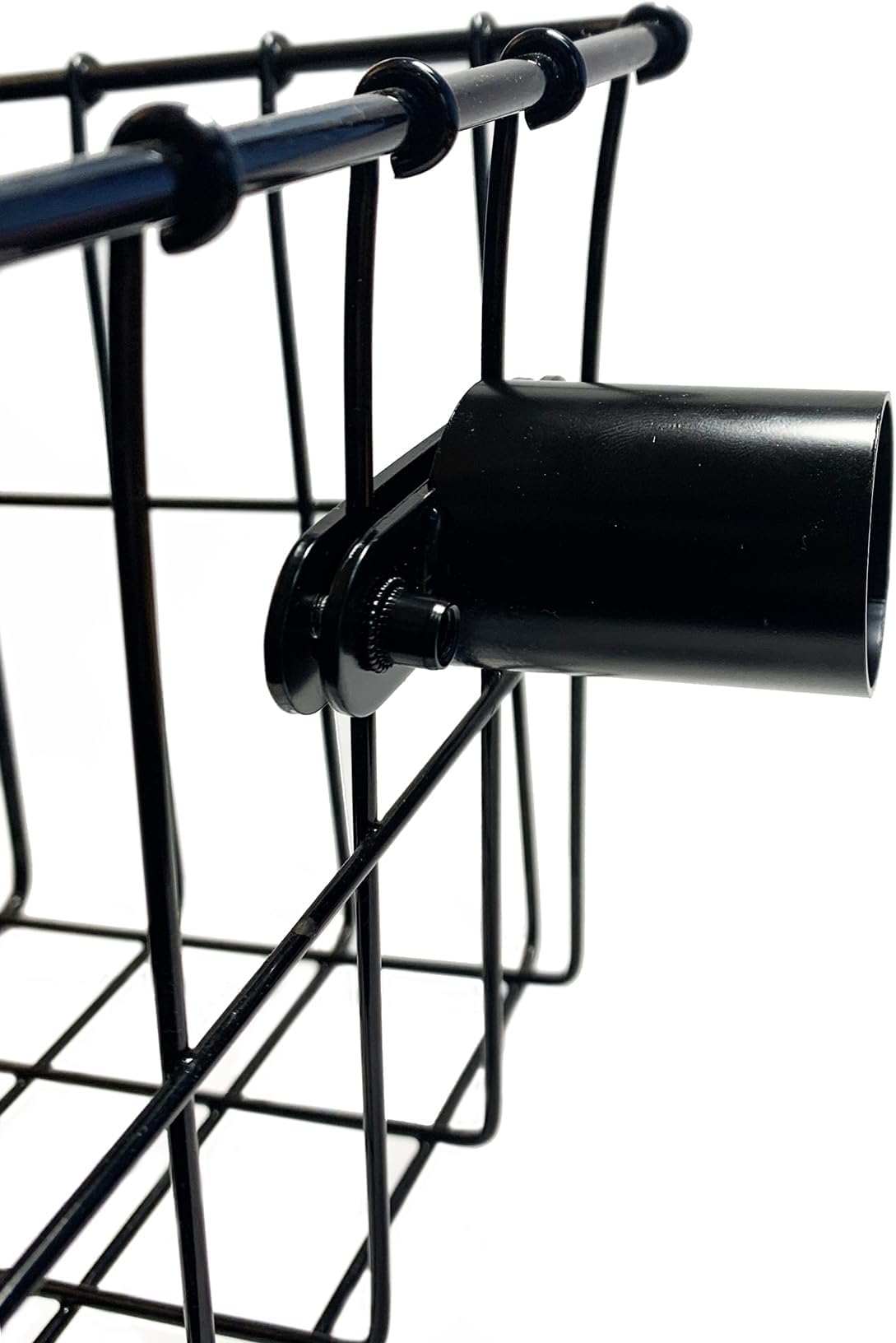 Outpost Mount | Wire Basket Headlight Mount, Black, 32mm Diameter
