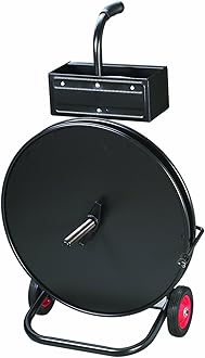 Nifty Products S160HC-A Portable Metal Hand Cart, Black, For Poly and Steel Strapping