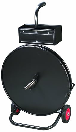 Nifty Products S160HC-A Portable Metal Hand Cart, Black, For Poly and Steel Strapping