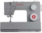 SINGER® Sterling Edition Heavy Duty 4432 Sewing Machine with Accessory Kit | Strong Motor with Enhanced Piercing Power, 110 Stitch Applications, Full Metal frame & 1-step Buttonhole