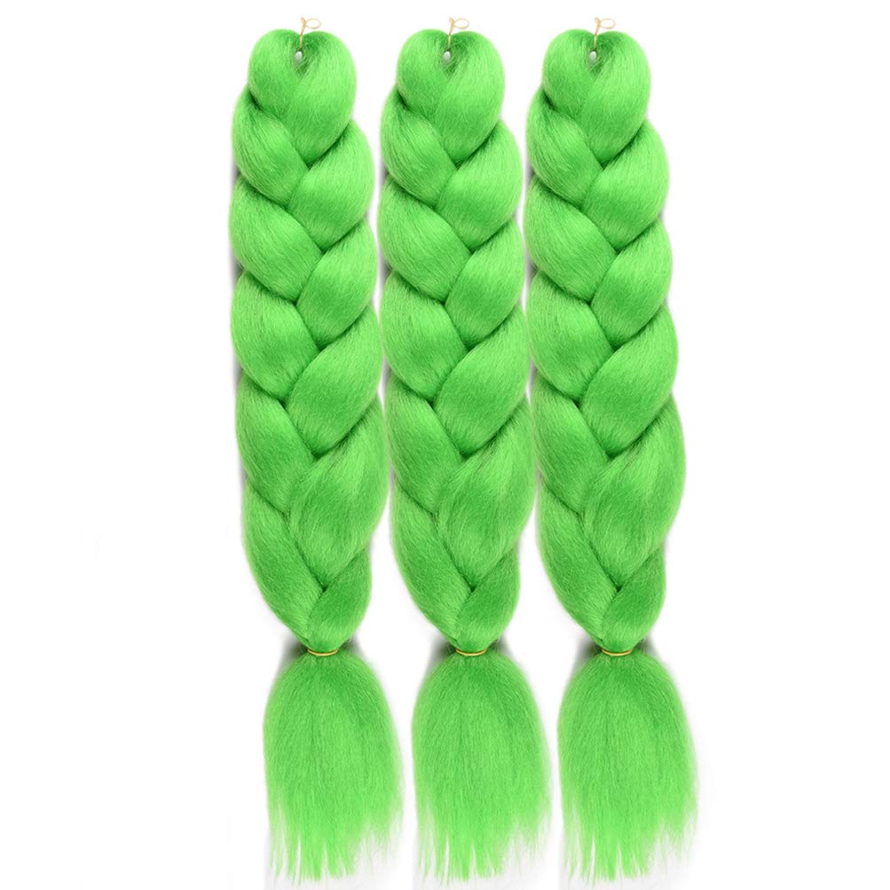 UHair Green Jumbo Braiding Hair Extensions Jumbo Braid