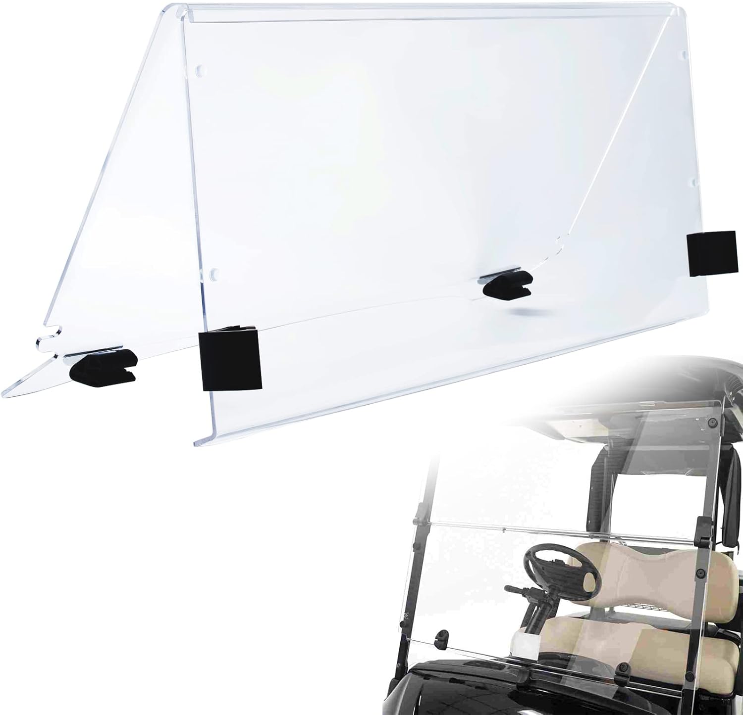 Kweetle Upgraded Clear Windshield, Club Car Precedent