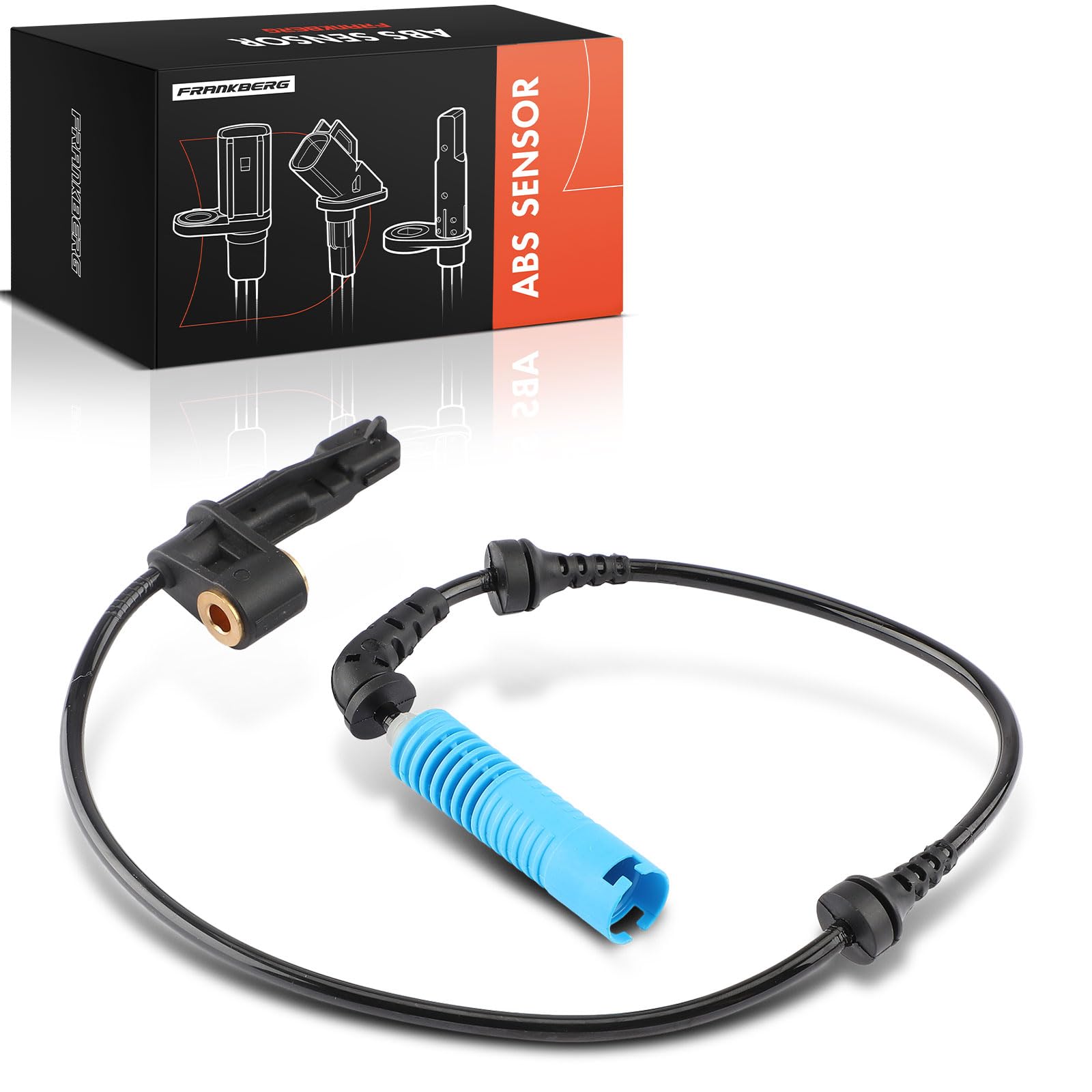Frankberg Sensore Velocità Ruota ABS Sensore ABS 2-Poli Compatibile con Serie 3 Compact E46 Serie 3 Touring E46 Serie 3 E46 Serie 3 Cabriolet E46 Z4 R.o.a.d.s.t.e.r E85 Replace# 34526752682