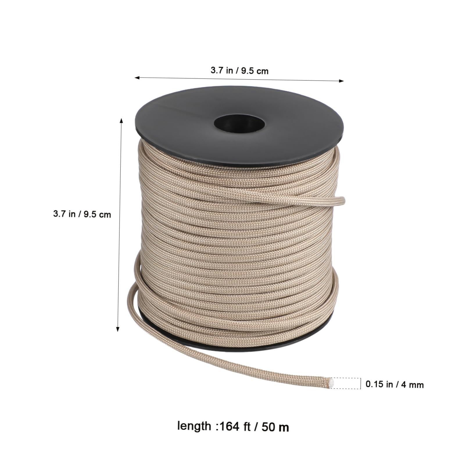 KOMBIUDA Tent Pegs and Ropes Utility Cord Heavy Duty Tent Rope Cord 4mm Camping String for Hiking Survival Gear