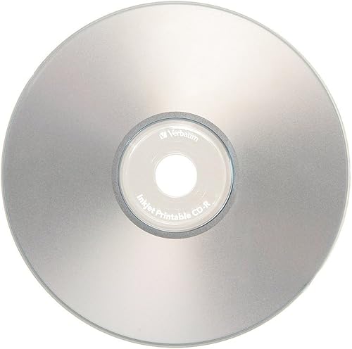 Miniatura 2 de Verbatim CD-R 700MB 52X Silver Inkjet Imprimible - 50 unidades de husillo 50 discos 95005