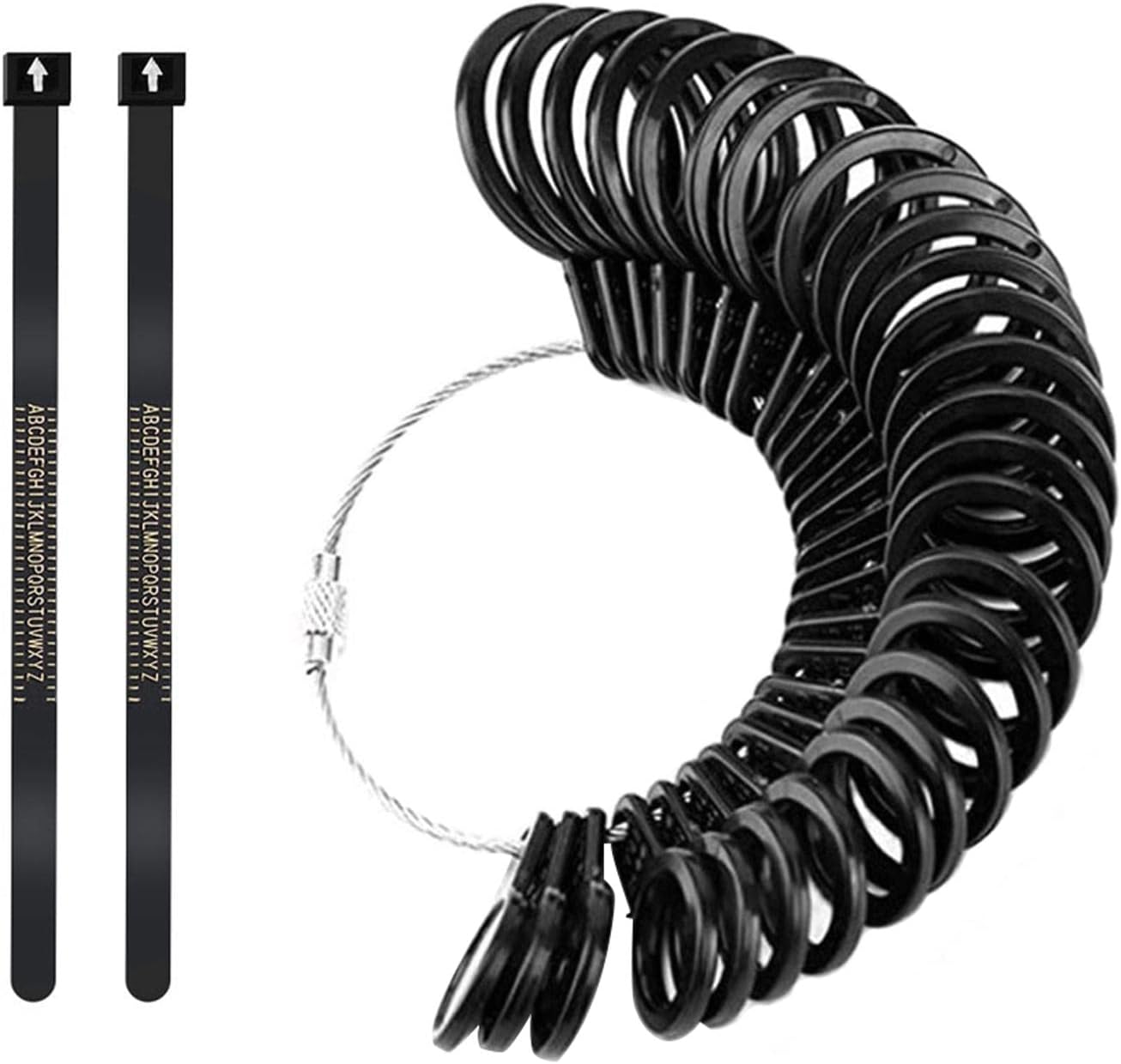 Erthree Ring Gauge UK Sizes, Ring Sizer UK, Ring Sizer Gauge Set, AZ Ring Size Measurement Tool