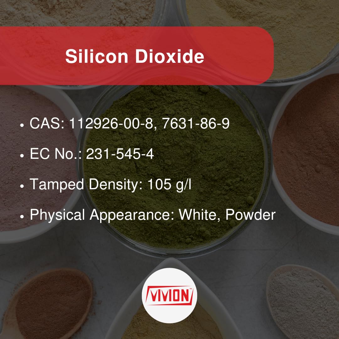 Silicon Dioxide Powder - Bulk 25 lb - Sipernat 50S Pharmaceutical Grade Fine Precipitated Silica - High-Absorption Anticaking Flow Agent - Tablet & Capsule Mix Excipient