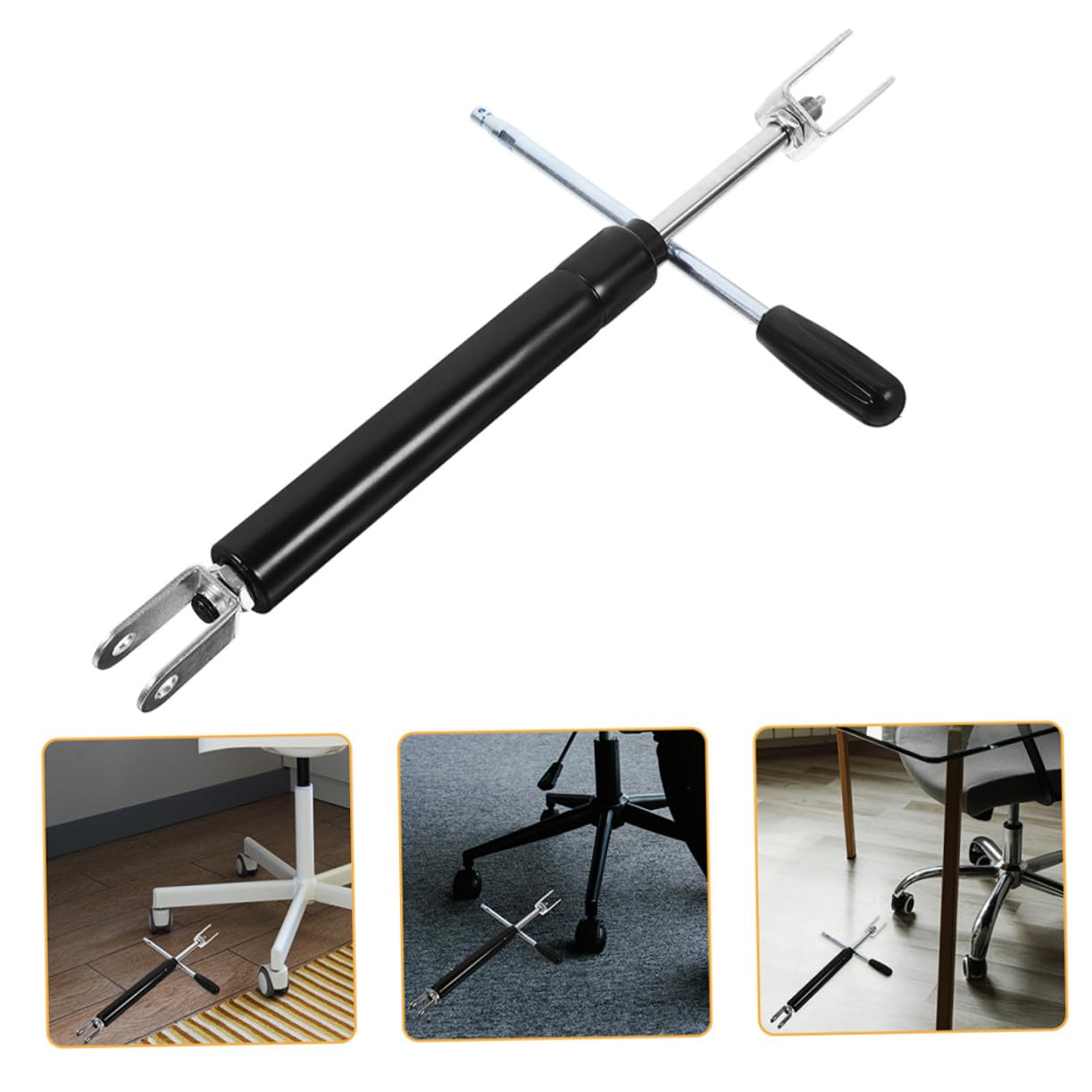 Toyvian 2ensembles Lot de Tiges De Ressort à Gaz pour Fauteuil De Coiffure De Rechange pour Fauteuil De Barbier Accessoire De Réparation pour Chaise De Salon