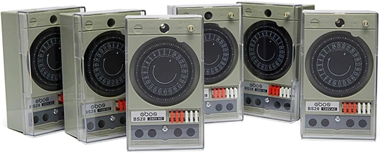 240V Mechanical Type 24 Hours Power Timer with 48 Times on/Off per Day min time Interval 30 min