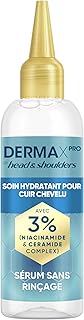 Head & Shoulders DermaXPro by Soin Hydratant pour Cuir Chevelu 145ml avec Niacinamide et Complexe de Céramides, Cuir Chevelu Sec et Tiraillé, Sérum sans Rinçage avec Sensation de Légèreté