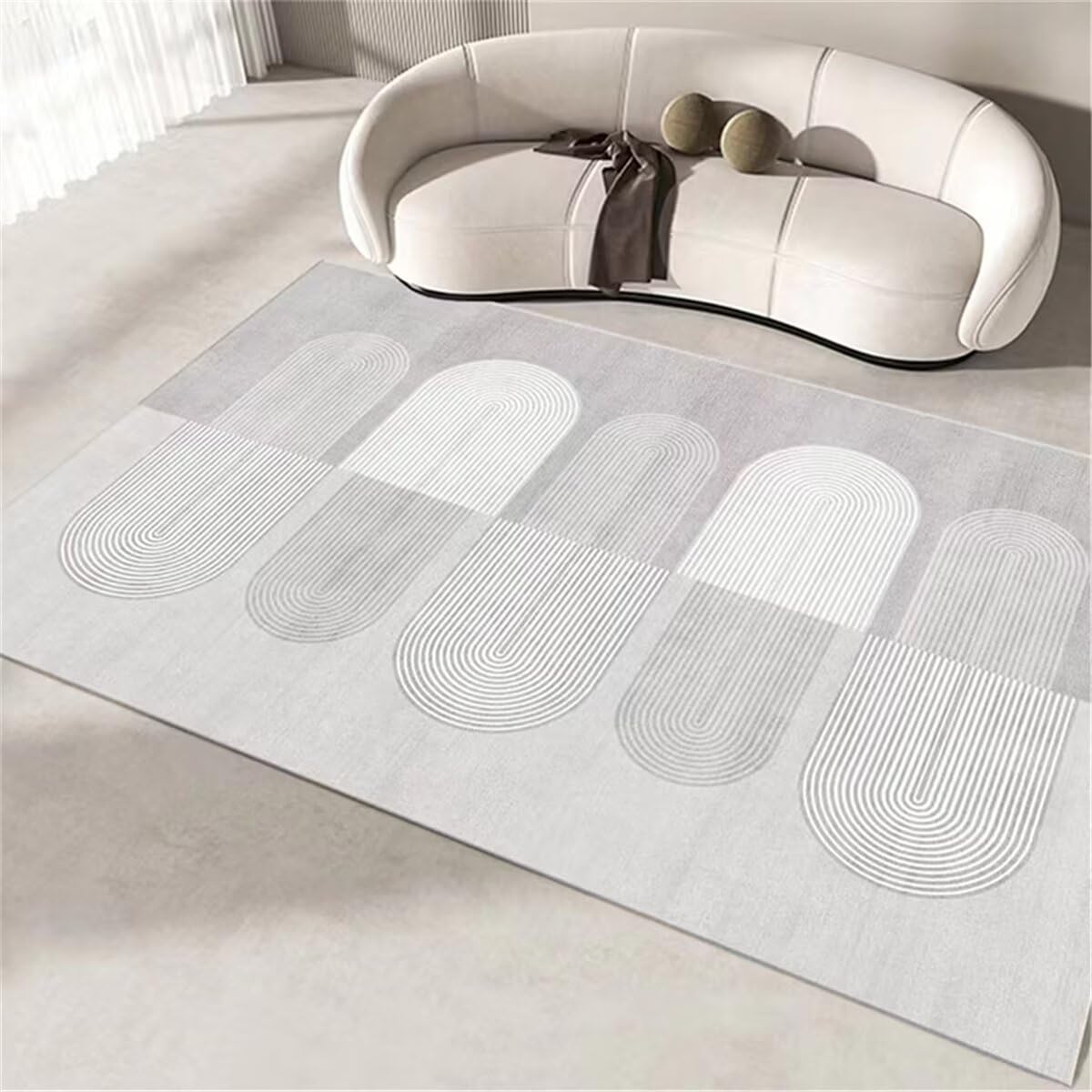 Tapis de chambre et d'entrée moderne 90x150cm pour intérieur élégant