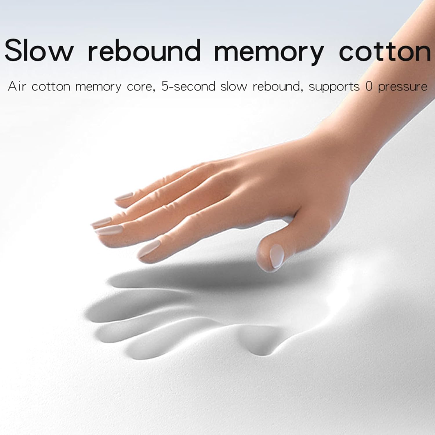 Adult Body Pillow -Soft Long Bed Pillow. Memory Foam and Removable WashablePillow case -Ergonomics -Side Sleeping Pillow100cm (Pearl White)