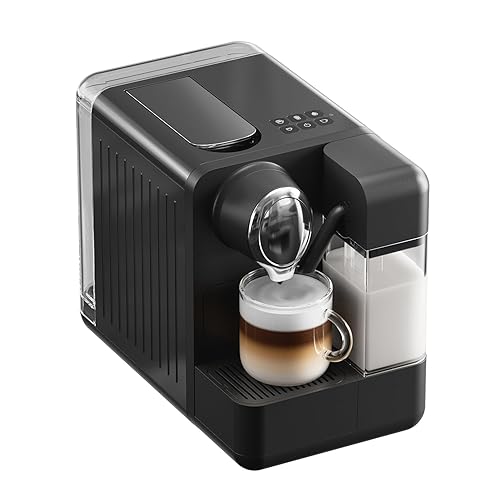 Espresso Machine with Integrated Automatic Milk Frother - Single-Serve Coffee