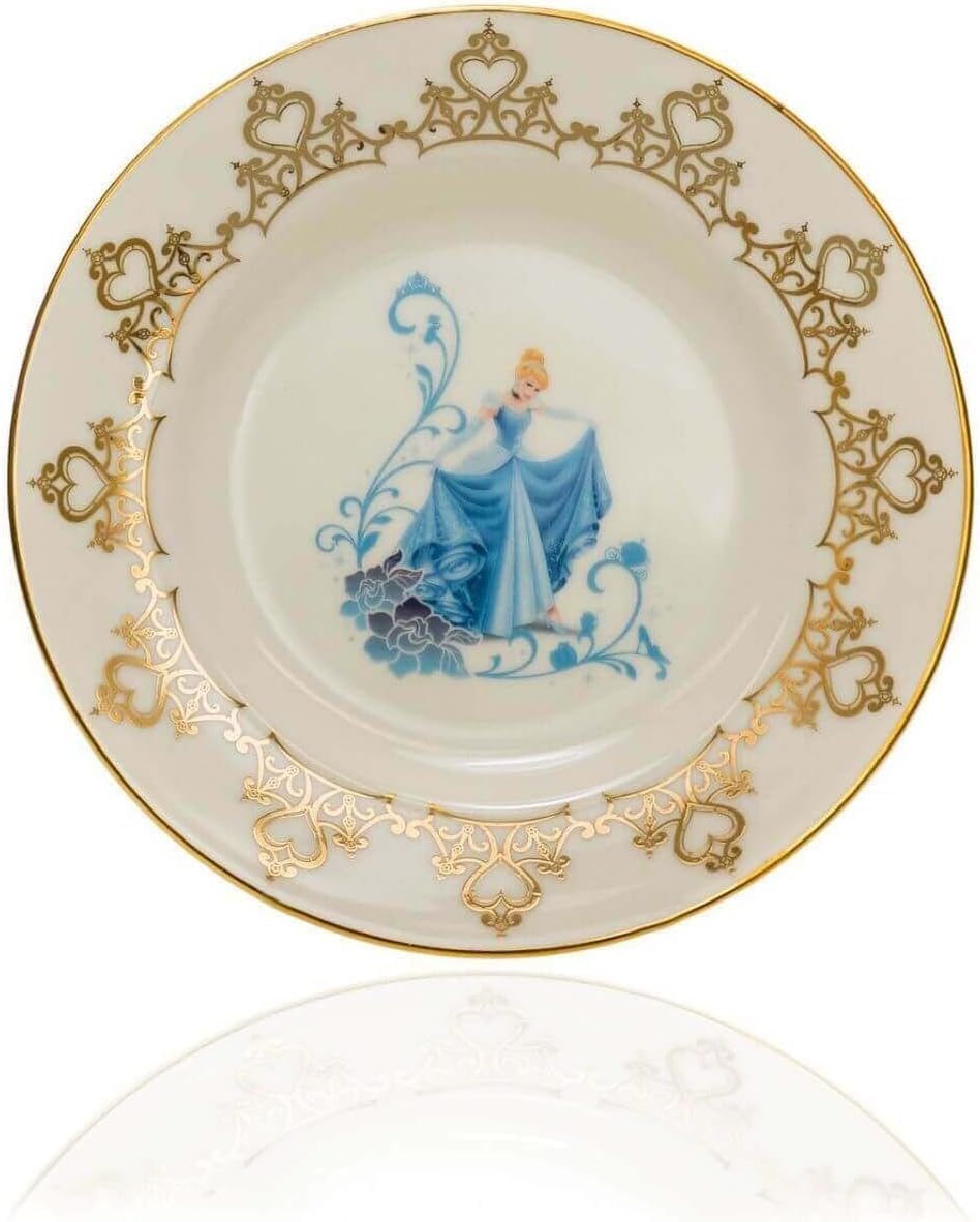 Disney Cinderella 6" Plate, Fine Bone China, 16.5 × 16.5 × 1 cm, Multicolor