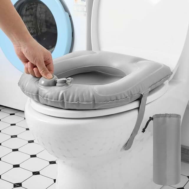 Travel Toilet Seat Riser Inflatable