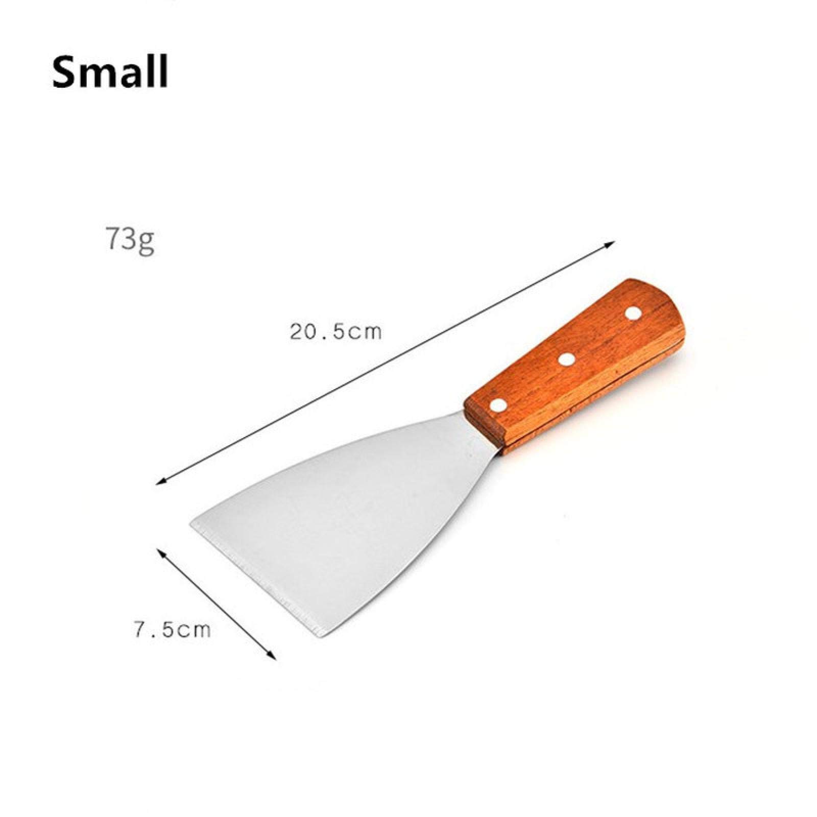 Pala para Pizza, 1 Pieza, espátula de Acero Inoxidable, Cortador de Masa, espátula, Cuchillo para Patatas, Pala para Carne, raspador de Ensalada