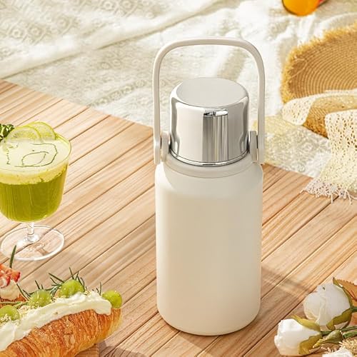 水筒 真空断熱2ウェイボトル ストロー ワンタッチ 直飲み スポーツジャグ スポーツボトル スポーツ飲料対応 大容量 持ち運び マグ ボトル 広口 洗いやすい ステンレスボトル 洗浄用スポンジ付き 運動 部活 アウトドア 大人 子供 女の子 男の子 登山