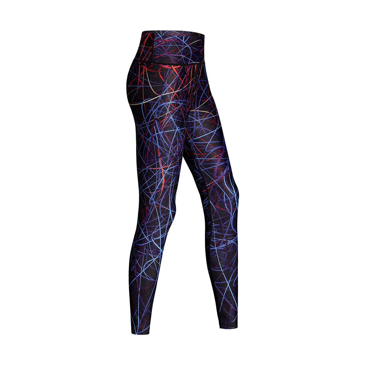 JPOJPO High Waisted Leggings for Women - Soft Opaque Slim Tummy Control Printed Pants for Running Cycling Yoga