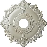 Vista 35 de Ekena Millwork CM18RLMMF Medallón de techo Riley, barro de Mississippi