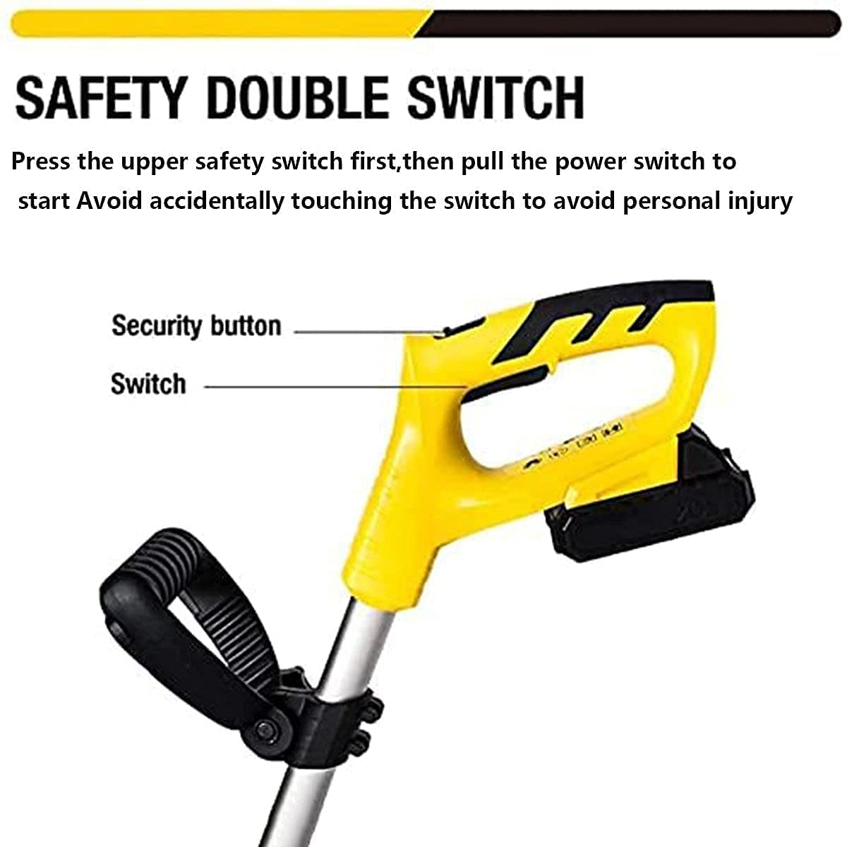 Motobineuse de Jardin, motoculteur portatif, avec Batterie au Lithium 4000 mAh et Chargeur, motoculteur électrique sans Fil 20 V, cultivateur Portable pour Jardins avec poignée rég