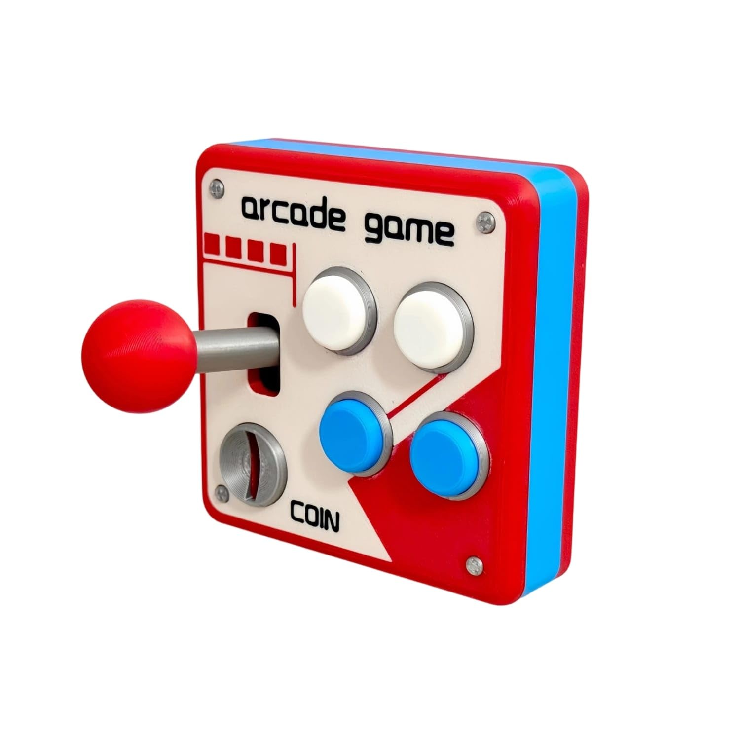 Retro Switch Cover Joystick Decorative Arcade Shell Metal | Retro Interactive Controls Gaming Theme Easy Installation Playful Accent Metal Arcade Shell-image-9