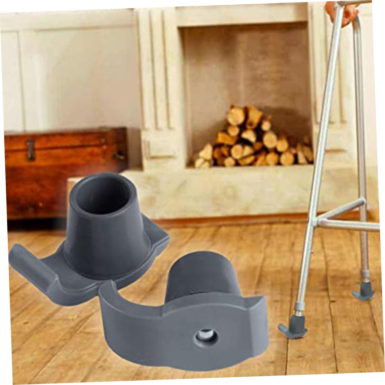 6pezzi Sci Walker Glides Piedini Antiscivolo Accessori per Deambulatore Sottobicchieri Sliders Portatili Robusti