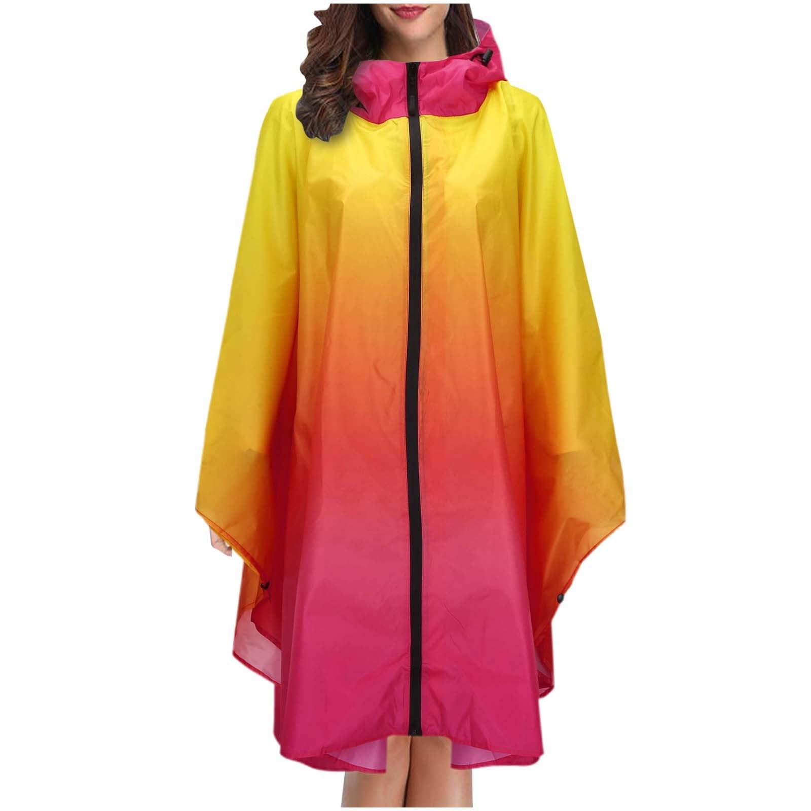 Poncho de lluvia para hombre y mujer, unisex, reutilizable, chubasquero para bicicleta, multiusos, chaqueta de lluvia con capucha larga, poncho de lluvia, chaqueta transpirable, impermeable