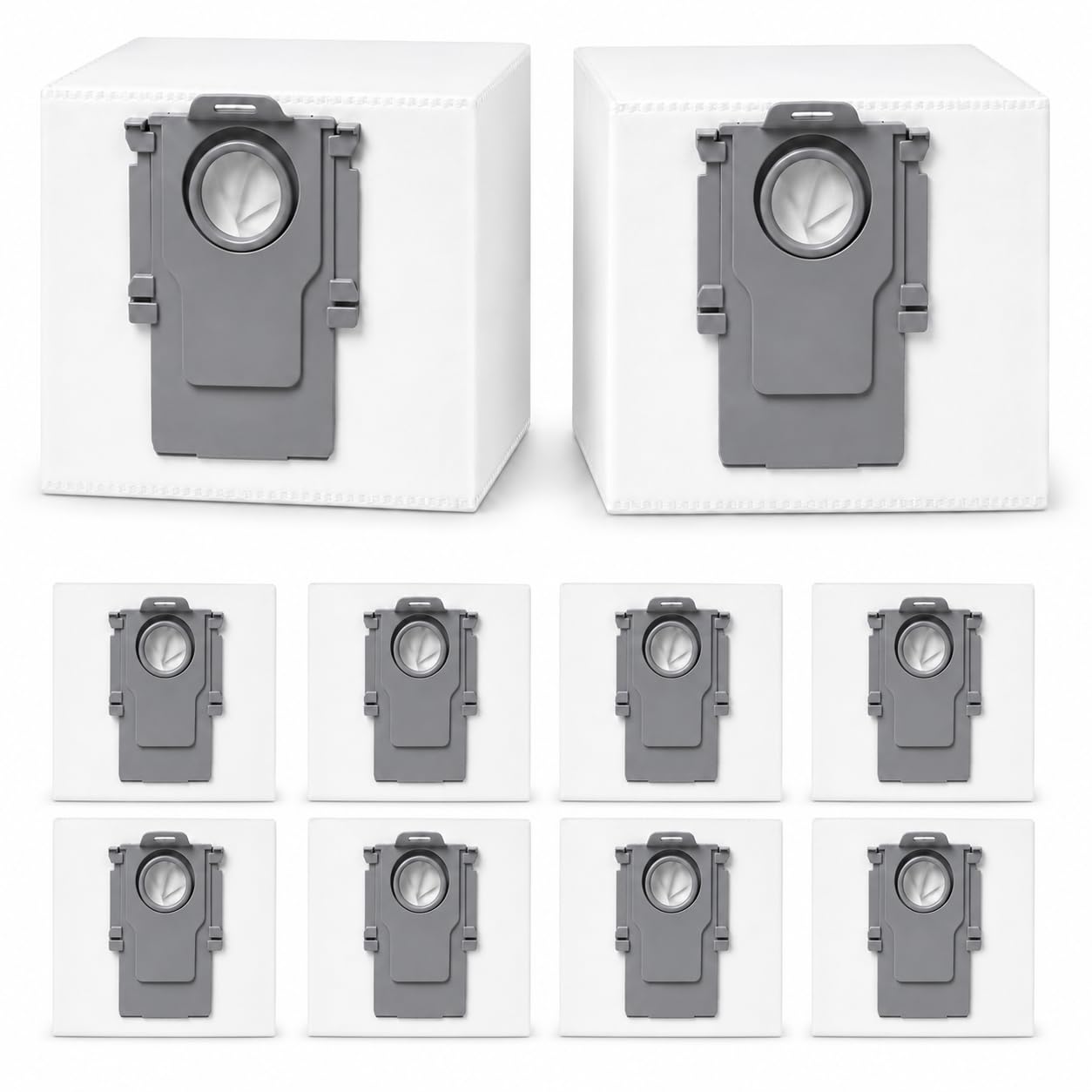 Bluearks 10 Pack Dust Bag Compatible with Roborock Q7 M5+ Q10 S5+ Q10 X5+ Q5 Q5+ Q5 Pro+ Q5 Max+ S8+ S8 Pro Ultra S7 MaxV Ultra S7 Pro Ultra Q7+ Q7 Max+ T8 G10S PRO Q8 Max+