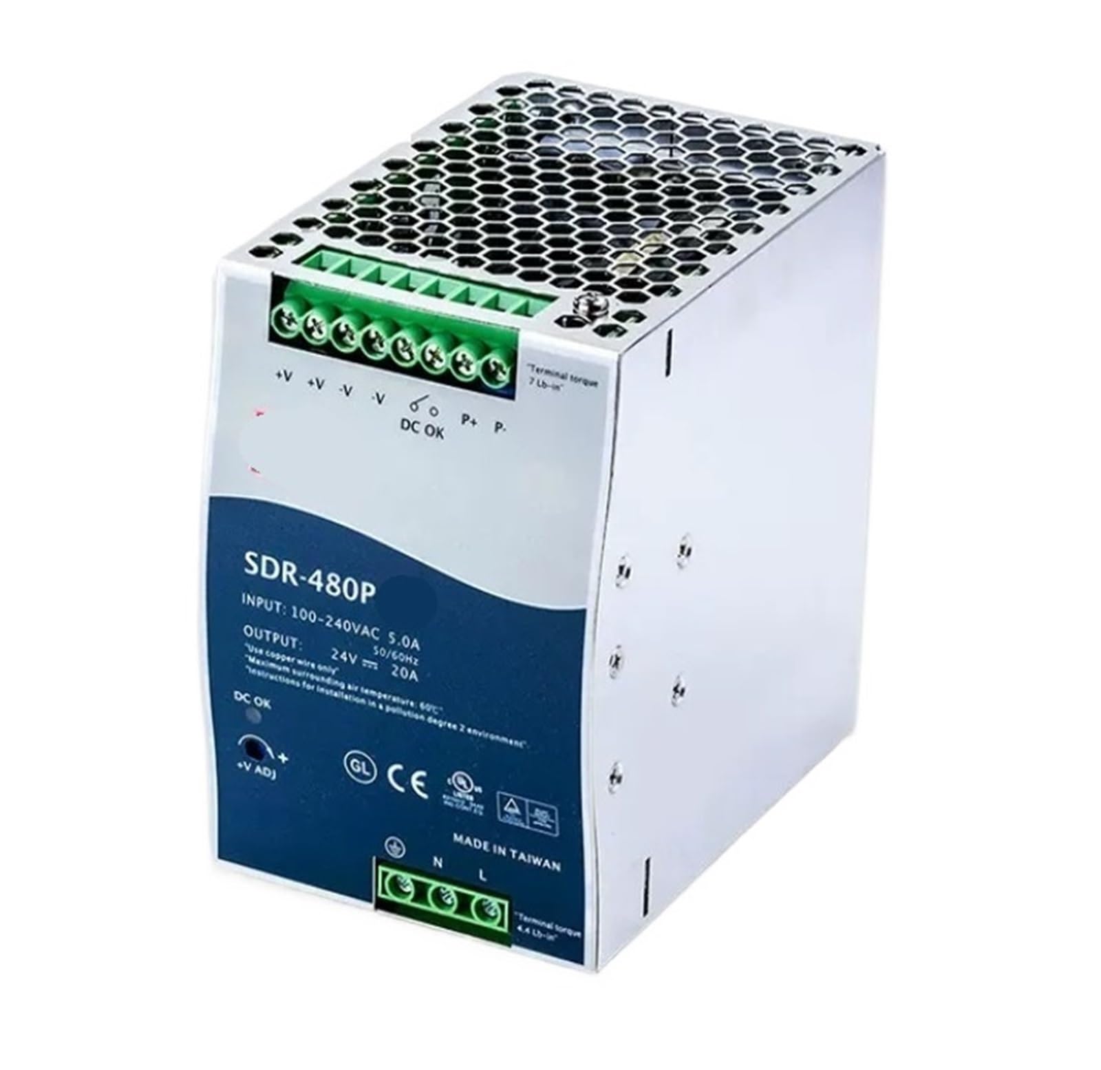 SWEWDSQG SDR-480 SDR-480P 24/48V DC Switching Power Supply 480W SDR-480P-24 SDR-480P-48(SDR-480P-48)