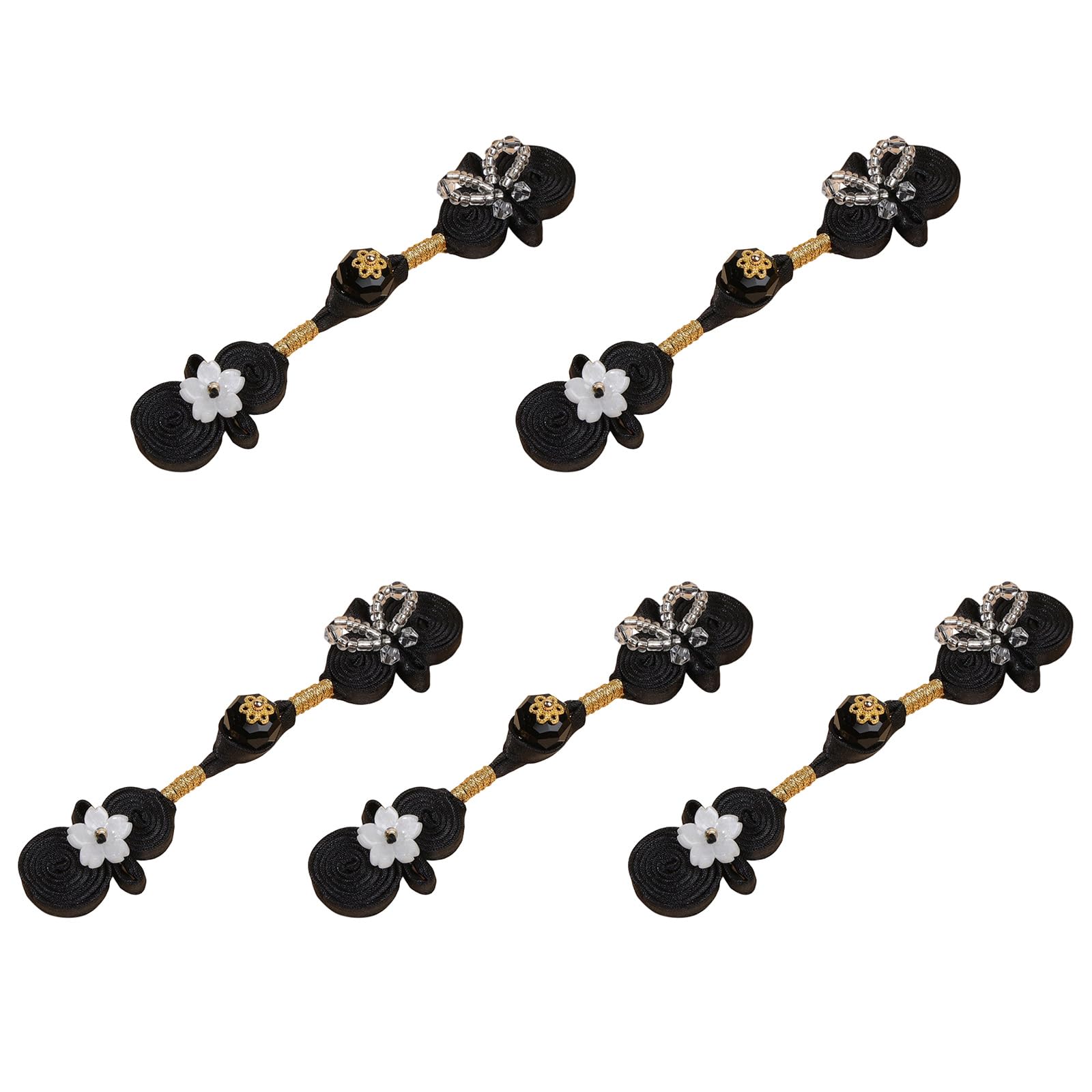TFAOYS Decorative Satins Knot Buttons for Chinese Clothing and Sewing Projects Traditional Costume Embellishments
