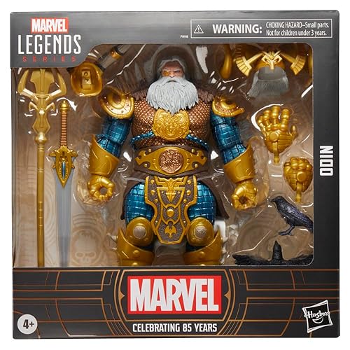 Miniatura 4 de Marvel Legends Series Odin, edición de lujo del 85 aniversario de los cómics, figura de acción coleccionable de 6 pulgadas