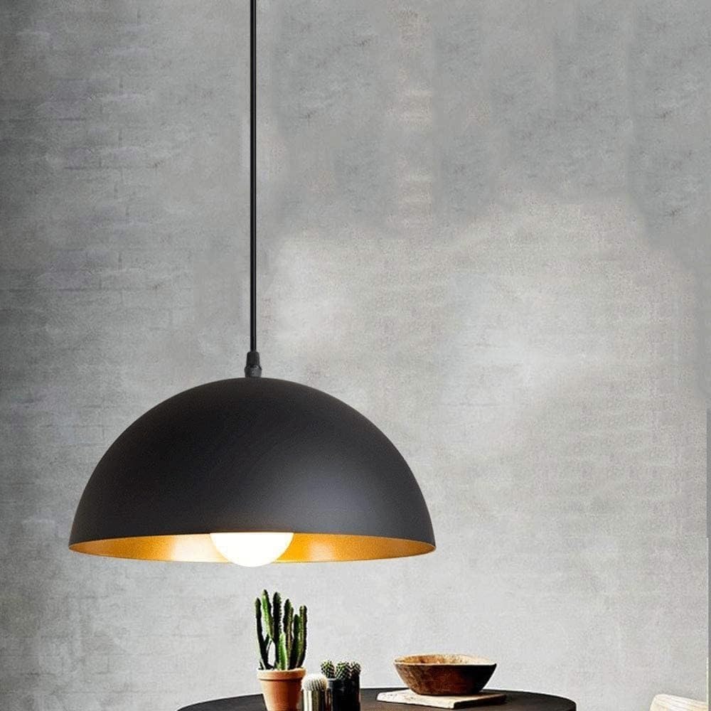 Nordic Retro metalowa lampa wisząca z pojedynczą głowicą wpuszczaną obudową z mocną podstawą E27 abażur biblioteka stolik nocny dekoracja KTV lampa wisząca