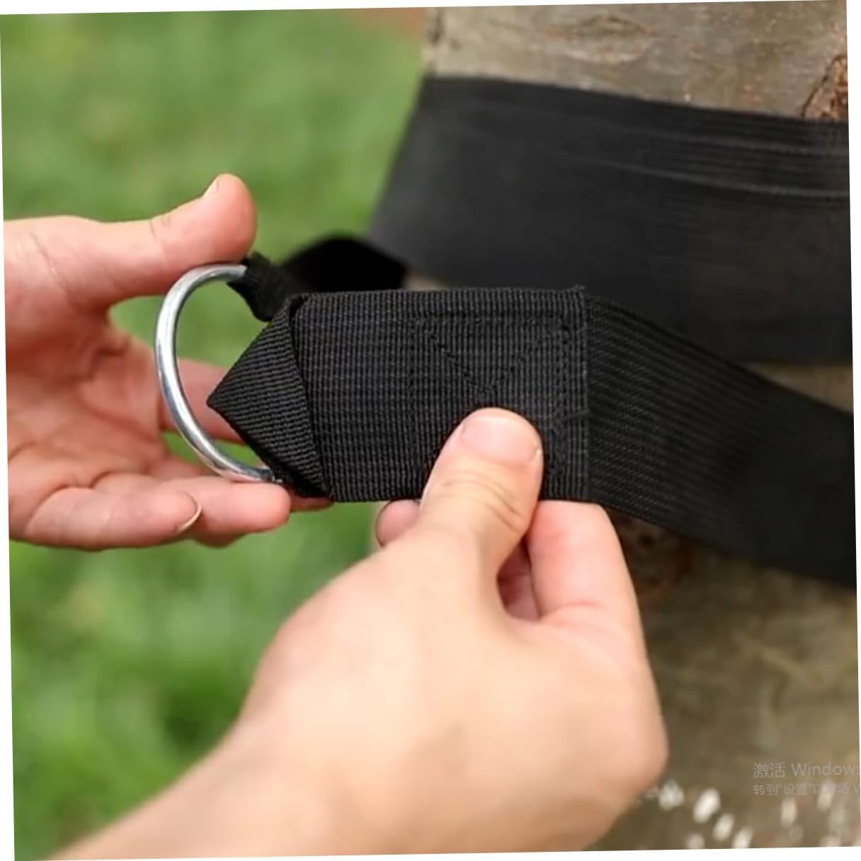 6pcs Adjustable Tree Hammock Straps with Thickened S-Hooks Outdoor Swing Hanging Rope Kit for Camping and Backyard Use