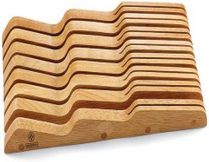 Amazon.de Mundial Solid Wood InDrawer Knife Storage Tray, Large