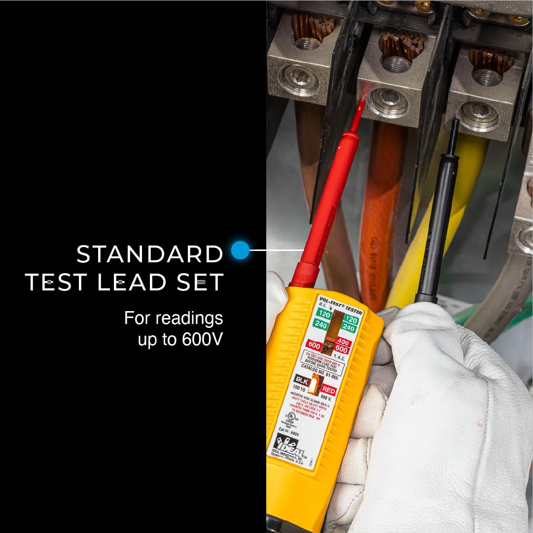 Ideal 61 – 070 600 V conexión de cables o alambre para voltaje/continuidad Teste, N/A